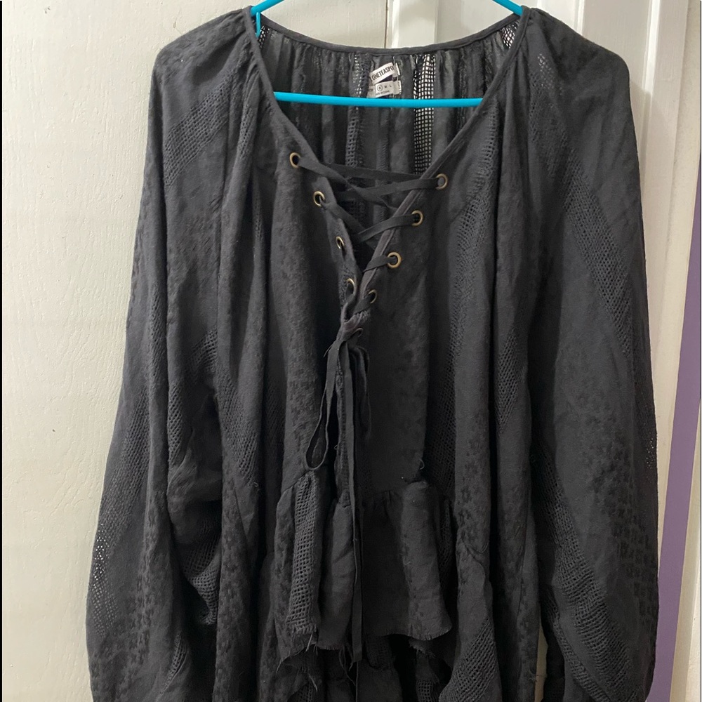 San Juan blouse in black